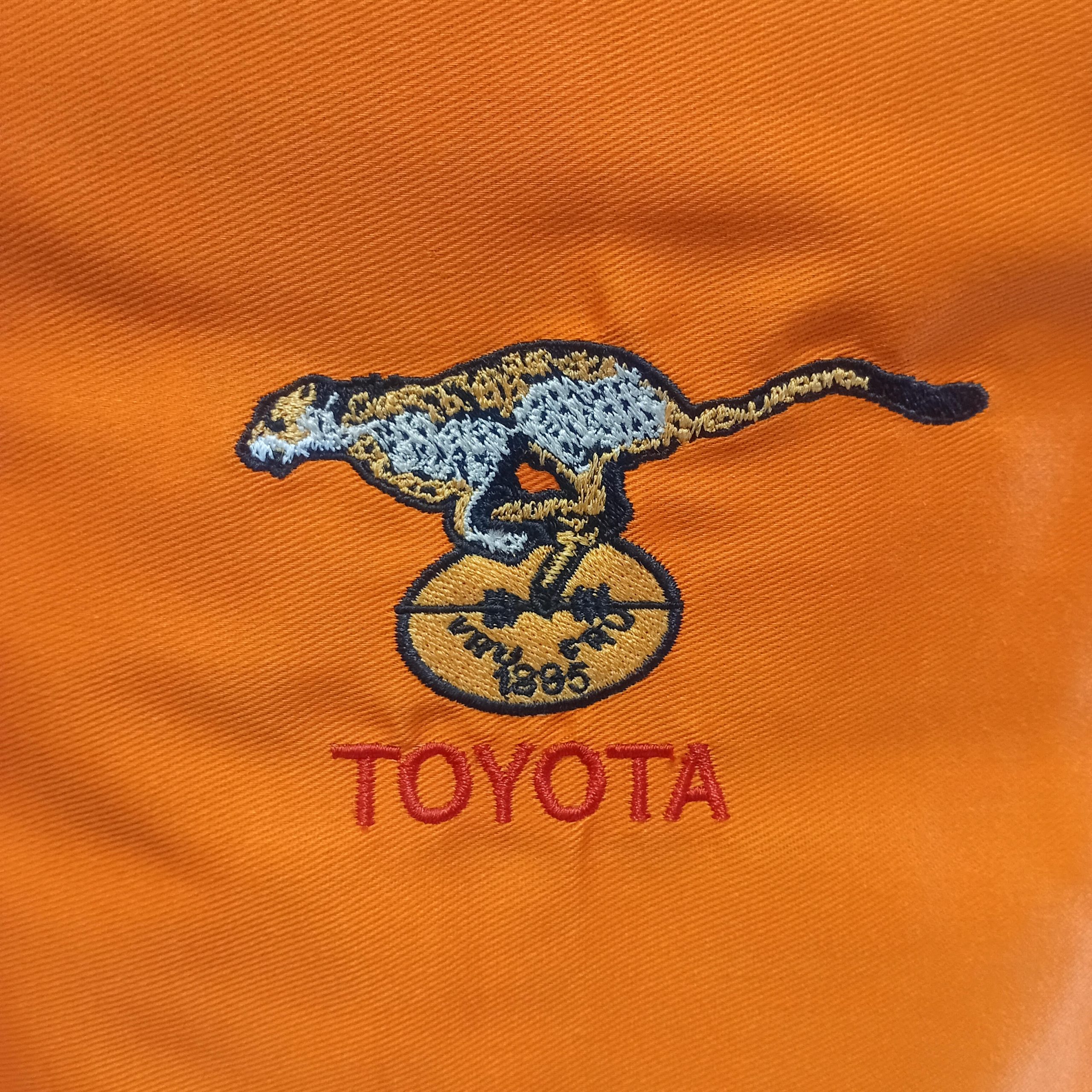 CHEETAHS ORG/WHT APRON - Image 2