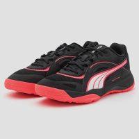 saaa PUMA NETBALL SHOES SOLARSTRIKE II BLACK-FIRE ORCHID-WHITE