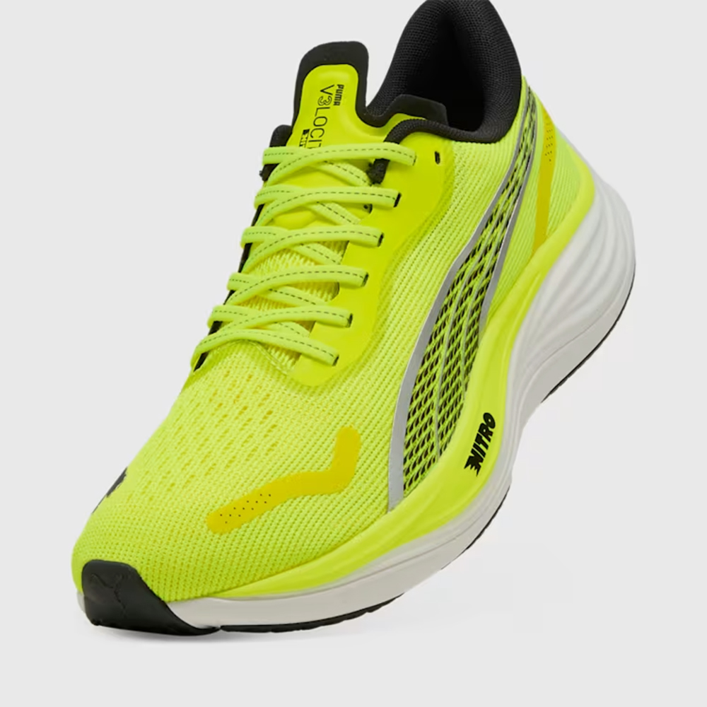 Puma Velocity Nitro 3 Men's Yellow Alert Black - Image 3