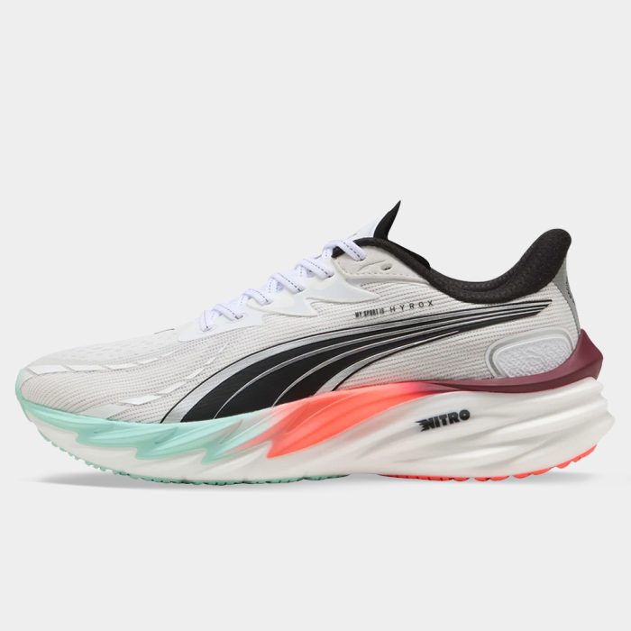 Puma Velocity Nitro 4 Hyrox Men's white-mint melt glowing red - Image 2