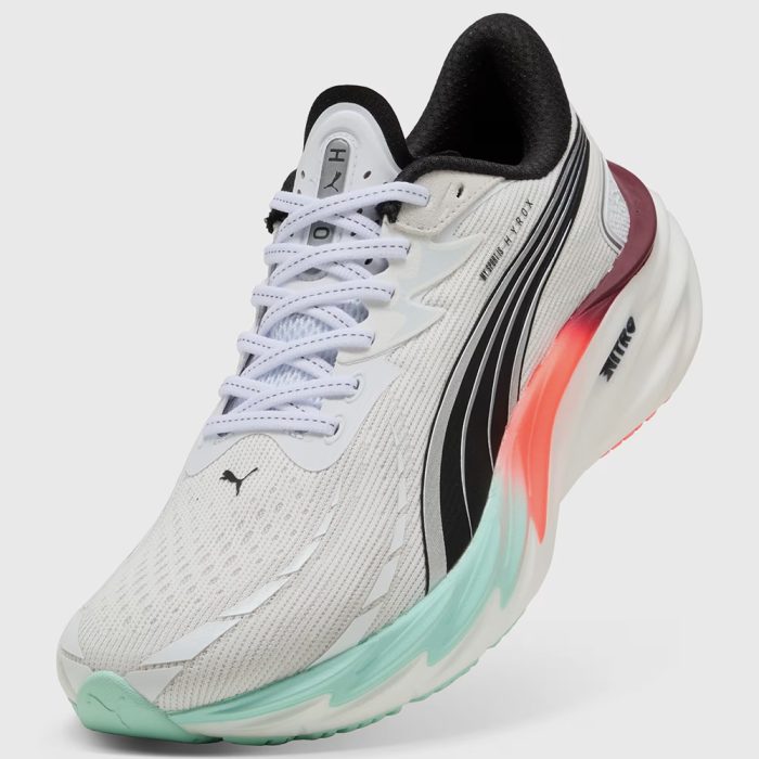 Puma Velocity Nitro 4 Hyrox Men's white-mint melt glowing red - Image 3