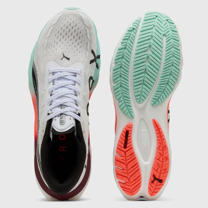 Puma Velocity Nitro 4 Hyrox Men's white-mint melt glowing red - Image 5