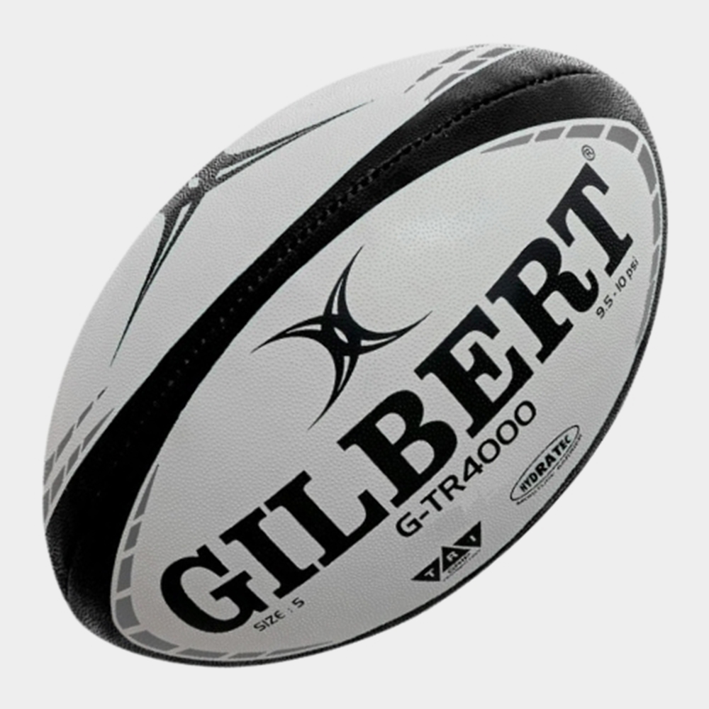 Gilbert G-TR4000 Rugby Ball Size 5 Wht/Blk