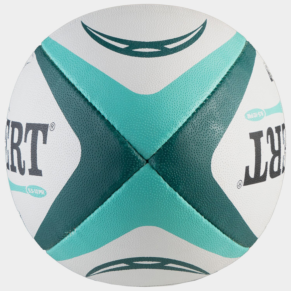 Gilbert Energy Match Rugby Ball Size 5 White/Blue - Image 3
