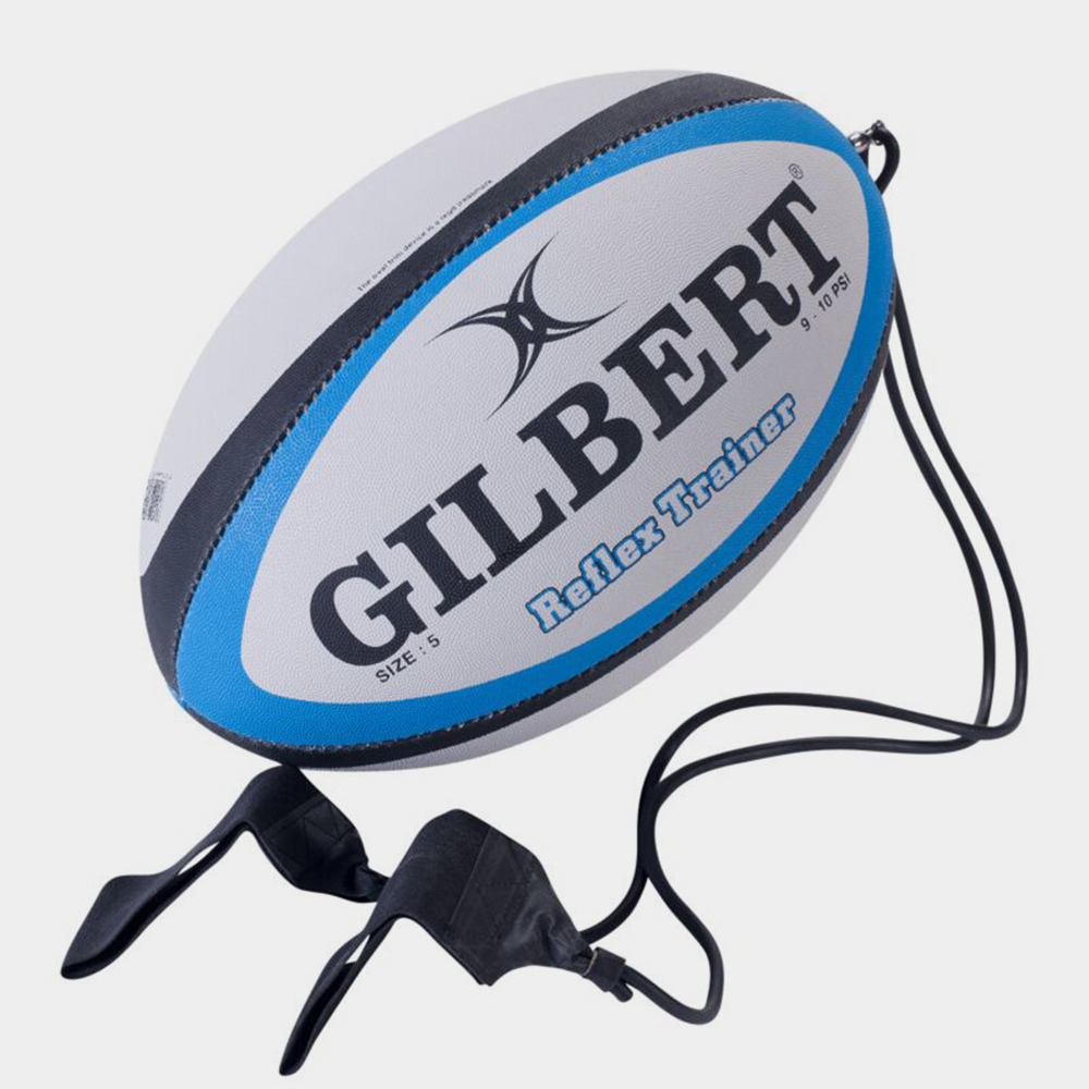 Gilbert Reflex Trainer Rugby Ball Blue/blk Size 5