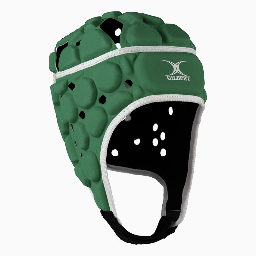 Gilbert Attack II Headguard Bottle Green Senior