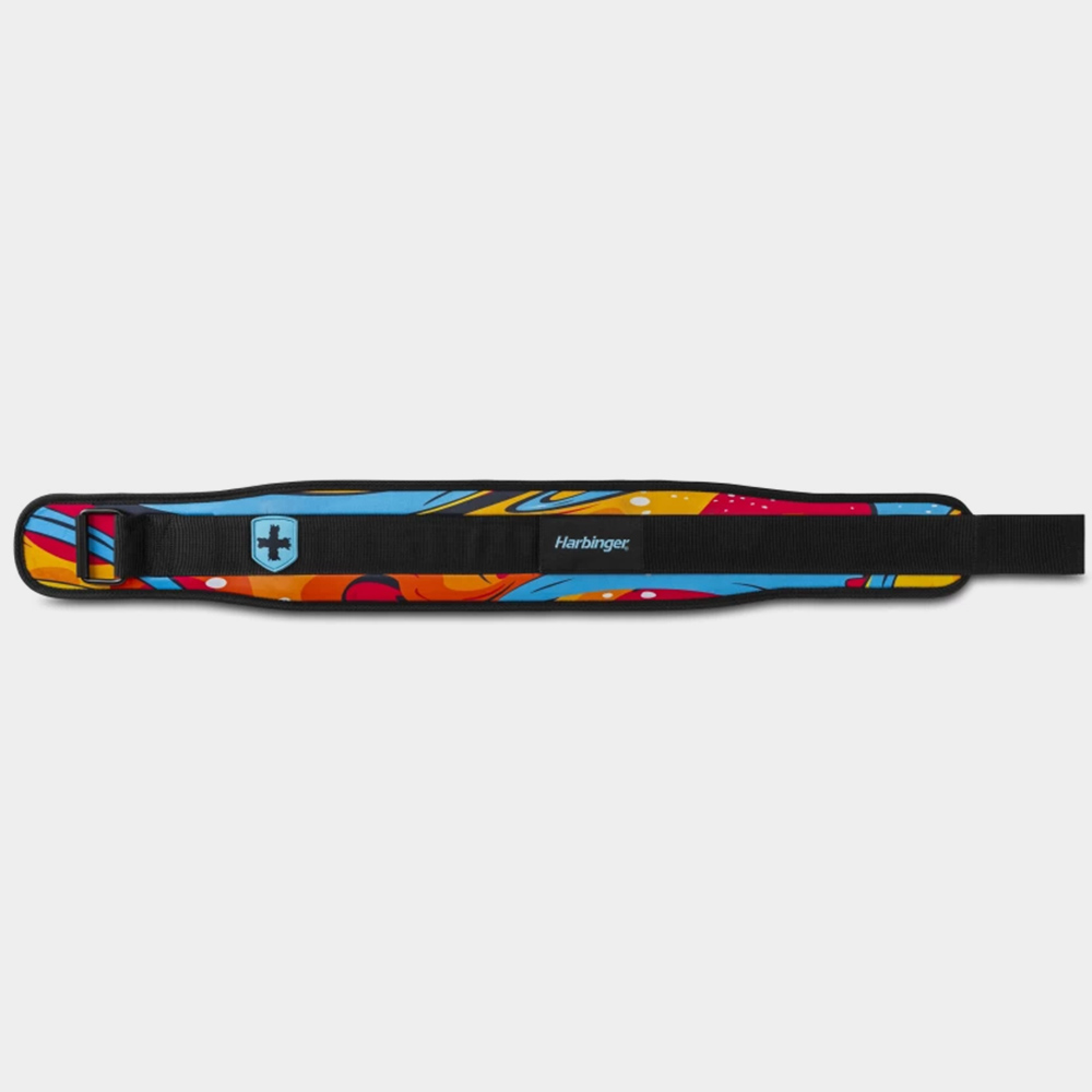 Harbinger Foam Core Belt Swirl 4.5 ORG/BLU - Image 2