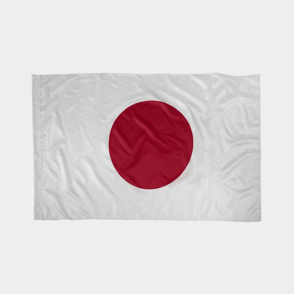 Japan Medium Flag Red/White