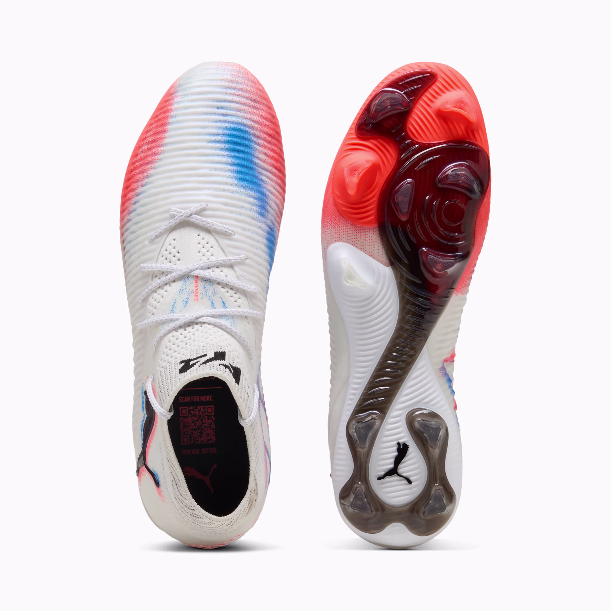 Puma Future 8 Ultimate FG White/Glowing/Red - Image 5